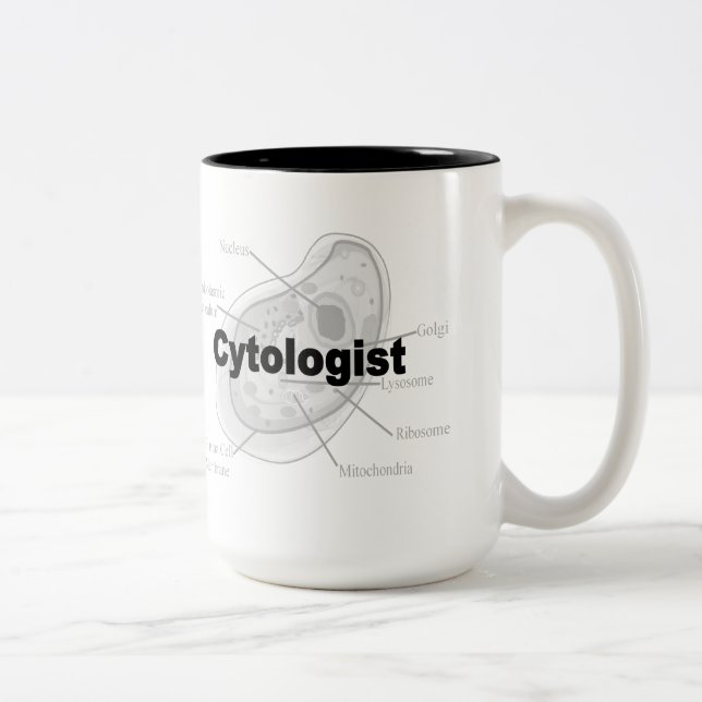 Unique Cytologist Gifts Two-Tone Coffee Mug (Right)