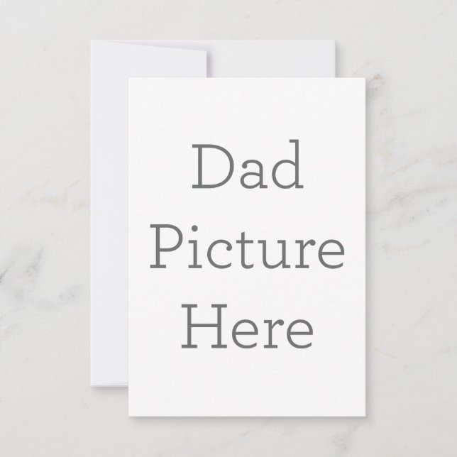 8.9 cm x 12.7 cm Flat Thank You Card (Front)