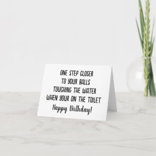 Unique Dad Snarky Humor Birthday Card