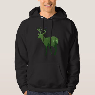 Unique Deer Hunting  Cool Deer Hunter  Woods Hunt Hoodie