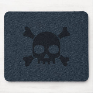 Unique Denim - Jeans and Skull Style Mouse Mat