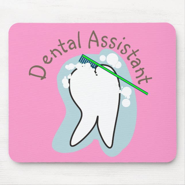 Unique Dental Assistant Gifts Mouse Mat (Front)