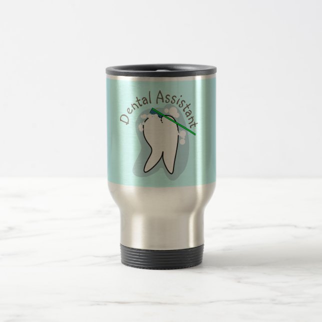 Unique Dental Assistant Gifts Travel Mug (Center)