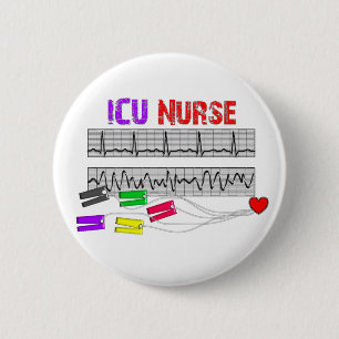 Unique Design ICU Nurse Gifts 6 Cm Round Badge
