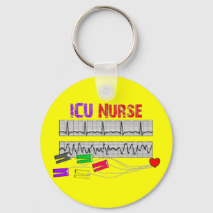 Unique Design ICU Nurse Gifts Key Ring