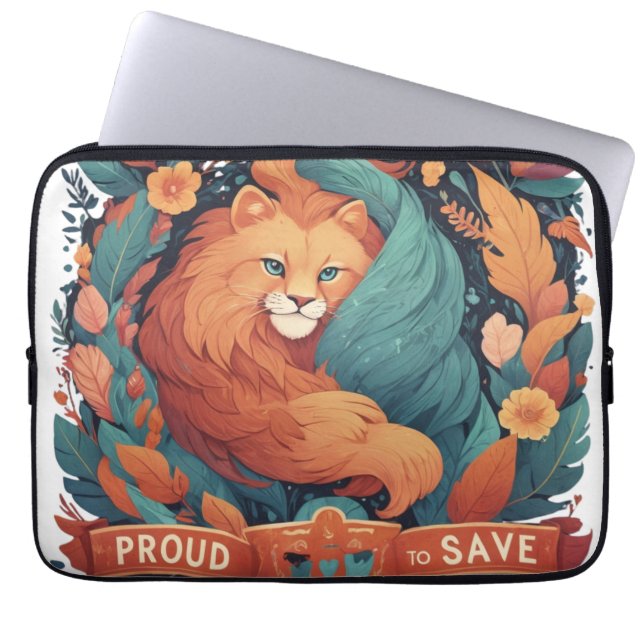 "Unique design of heart-shaped stethoscope Laptop Sleeve (Front)