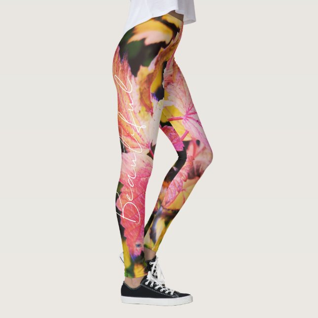Unique design yellow alloys leggings (Right)