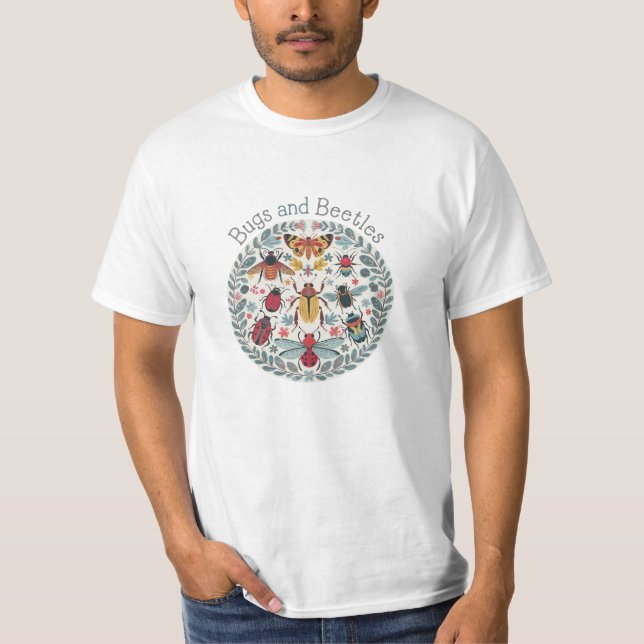 Unique Designs for Bug Enthusiasts T-Shirt (Front)