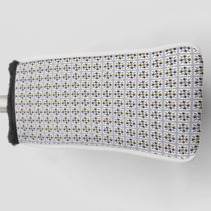 Unique Diamond Art, Yellow Blue in Heart Golf Head Cover