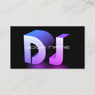 Unique DJ Business Card