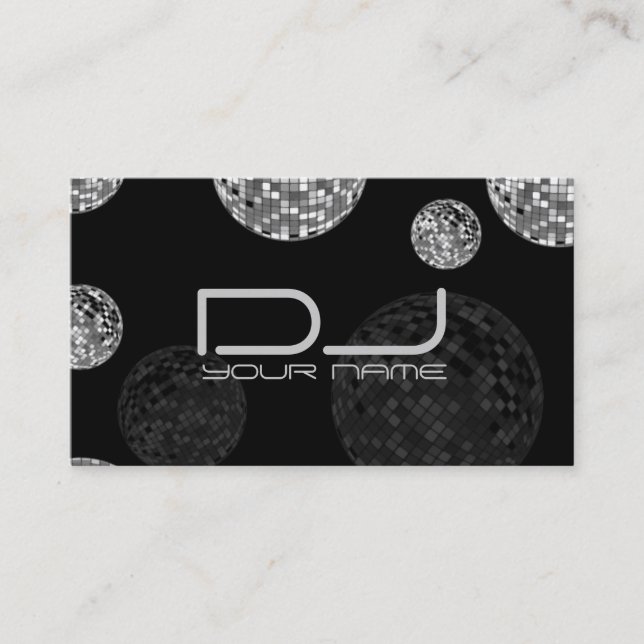 Unique DJ Business Card (Front)