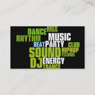 Unique DJ Business Card