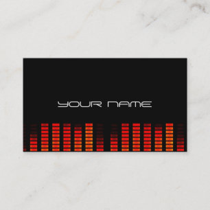 Unique DJ Business Card