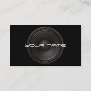 Unique DJ Business Card