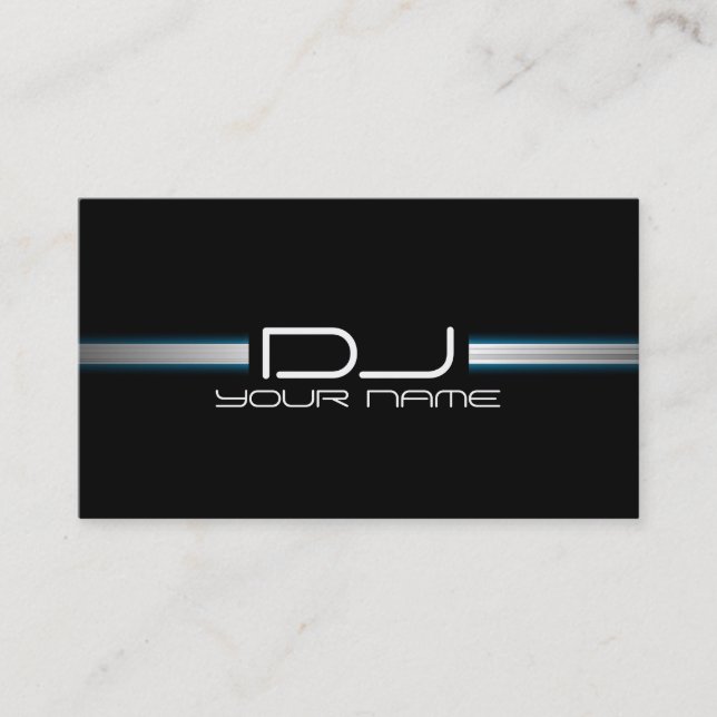 Unique DJ Business Card (Front)