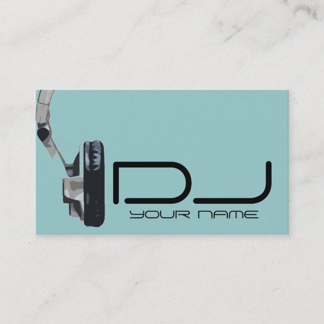 Unique DJ Business Card (Front)
