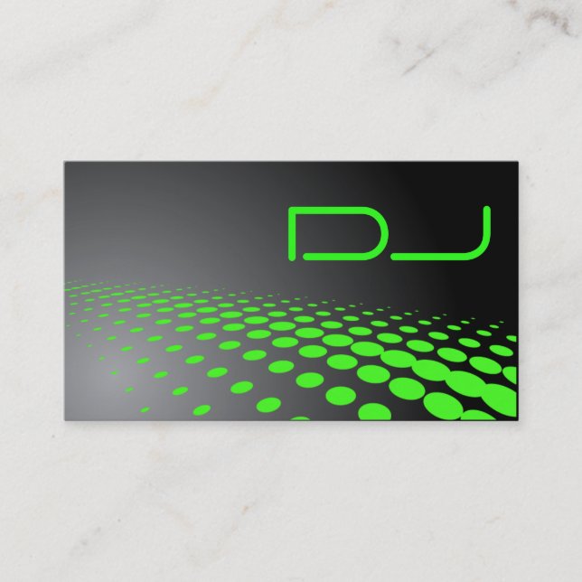Unique DJ Business Card (Front)