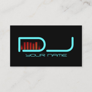 Unique DJ Business Card
