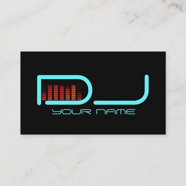 Unique DJ Business Card (Front)