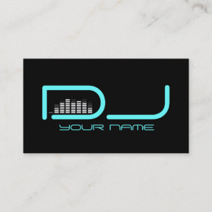 Unique DJ Business Card