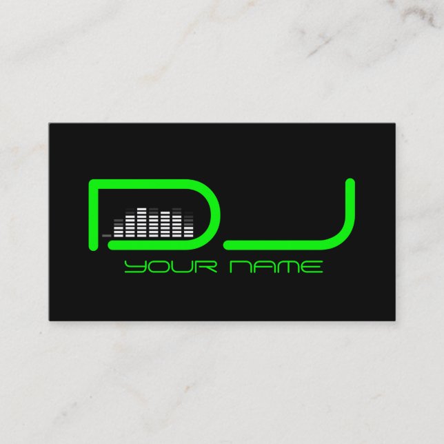 Unique DJ Business Card (Front)