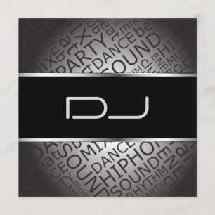 Unique DJ Invitation