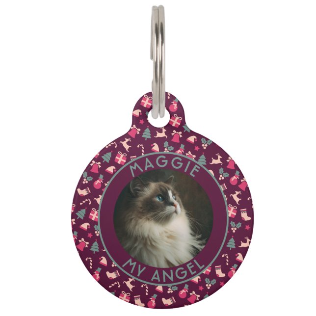 Unique Dog Gift Xmas  Pet Tag (Front)