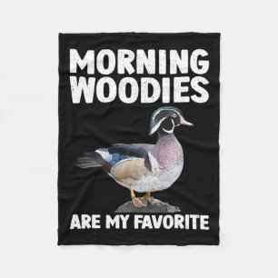 Unique Duck Hunting Art For Men Women Hunter Duck Fleece Blanket