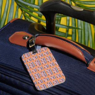 Unique Elegant Heart-Patterned Artwork for All Age Luggage Tag