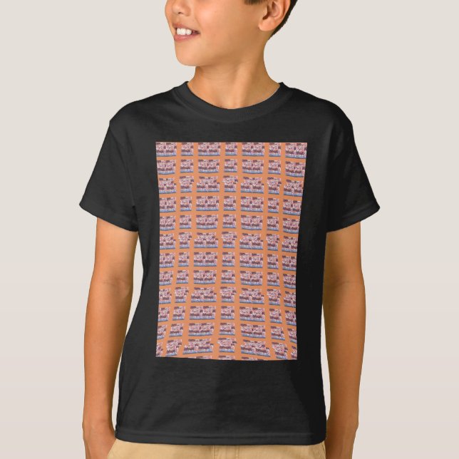 Unique Elegant Heart-Patterned Artwork for All Age T-Shirt (Front)