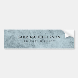 Unique Elegant Plain Simple Minimalist Light Blue Bumper Sticker