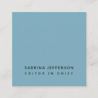 Unique Elegant Plain Simple Minimalist Light Blue