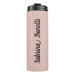 Unique Elegant Plain Simple Rose Gold Colour Thermal Tumbler