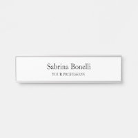 Unique Elegant Plain Simple White