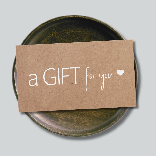 Unique Elegant Printed Kraft White Heart (Creator Uploaded)