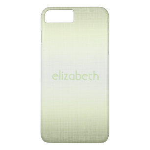 Unique Elegant Simple Personalised Green Minimal iPhone 8 Plus/7 Plus Case