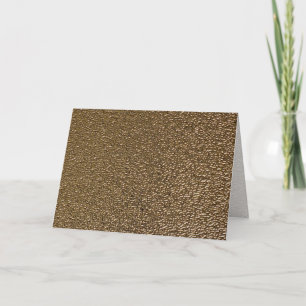 Unique Embossed gold Card