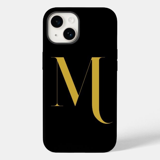 Unique Extra Large Monogram Print Case-Mate iPhone Case (Back)