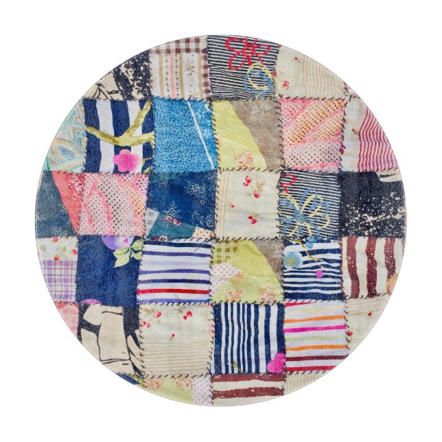 Unique Fabric: Bangkok Handmade Blankets Cutting Board (Front)