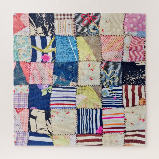 Unique Fabric: Bangkok Handmade Blankets Jigsaw Puzzle (Vertical)