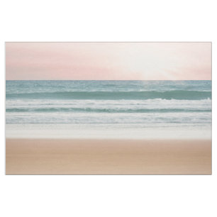 Unique fabric sunset blue rose beach