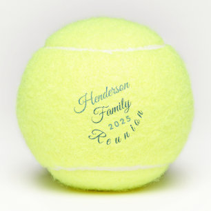 Unique Family Reunion Monogrammed Tennis Balls