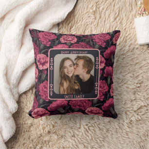 Unique Family Wedding Anniversary  Throw Pillow  