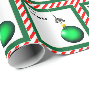 Unique Fishing Fisherman Christmas Wrapping Paper