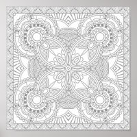 Unique Floral Art Doodle 2