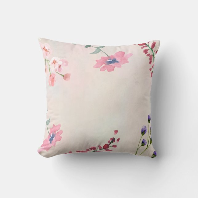 Unique Floral Design Cushion (Front)