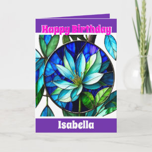 Unique Floral Modern Elegant Collection Card