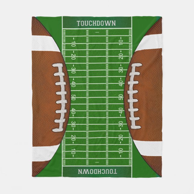 Unique Football Field Football Blanket (Front)