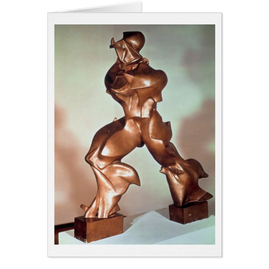 Unique Forms of Continuity in Space, 1913 (bronze) Card