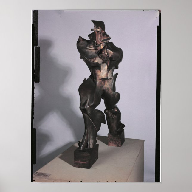 Unique Forms of Continuity in Space, 1913 Poster (Front)